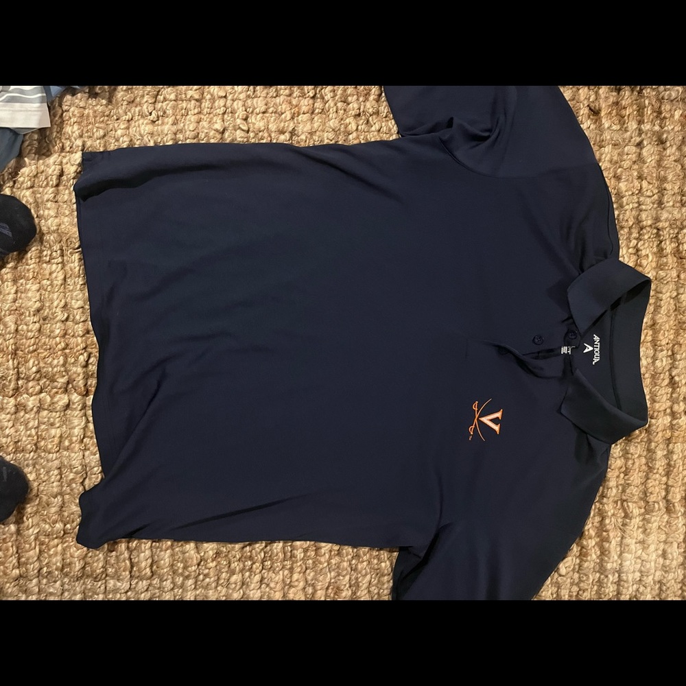 Mens University of Virginia golf polo